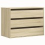 Cajonera de esquina madera ingeniería roble Sonoma 80x41x58 cm von , Schubladen - Ref: Foro24-852854, Preis: 110,78 €, Rabatt: %