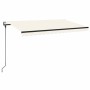 Toldo retráctil automático crema 450x300 cm by , Awnings - Ref: Foro24-3069127, Price: 483,58 €, Discount: %