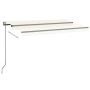 Toldo retráctil automático crema 450x300 cm by , Awnings - Ref: Foro24-3069127, Price: 483,58 €, Discount: %