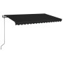Toldo retráctil automático gris antracita 450x350 cm by , Awnings - Ref: Foro24-3069209, Price: 534,44 €, Discount: %