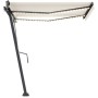 Toldo automático con LED y sensor de viento crema 350x250 cm von , Markisen - Ref: Foro24-3069732, Preis: 631,10 €, Rabatt: %