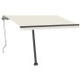 Toldo automático con LED y sensor de viento crema 350x250 cm von , Markisen - Ref: Foro24-3069732, Preis: 631,10 €, Rabatt: %
