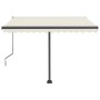 Toldo automático con LED y sensor de viento crema 350x250 cm von , Markisen - Ref: Foro24-3069732, Preis: 631,10 €, Rabatt: %