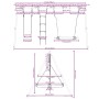Set de columpios con columpio, escalera y columpio redondo de , Columpios y estructuras de juegos - Ref: Foro24-3283617, Prec...
