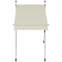 Toldo retráctil de operación manual color crema 100 cm by , Awnings - Ref: Foro24-145833, Price: 98,66 €, Discount: %