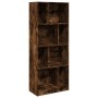 Estantería madera de ingeniería roble ahumado 57x28,5x141 cm by , Bookcases and shelves - Ref: Foro24-848000, Price: 72,77 €,...
