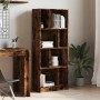 Estantería madera de ingeniería roble ahumado 57x28,5x141 cm by , Bookcases and shelves - Ref: Foro24-848000, Price: 72,77 €,...