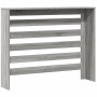 Cubierta de radiador madera ingeniería gris Sonoma 104x20x82 cm by , Accessories for heating radiators - Ref: Foro24-852695, ...