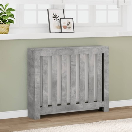 Cubierta de radiador madera gris hormigón 104x20x82 cm by , Accessories for heating radiators - Ref: Foro24-852738, Price: 58...