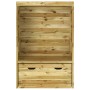 Silla de jardín Strandkorb con cajón pino macizo 112x60x168 cm by , Loungers - Ref: Foro24-318206, Price: 223,73 €, Discount: %
