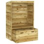 Silla de jardín Strandkorb con cajón pino macizo 112x60x168 cm by , Loungers - Ref: Foro24-318206, Price: 223,73 €, Discount: %
