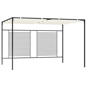 Cenador con techo retráctil color crema 3x4x2,3 m 180 g/m² von , Zelte und Pavillons - Ref: Foro24-313623, Preis: 397,81 €, R...