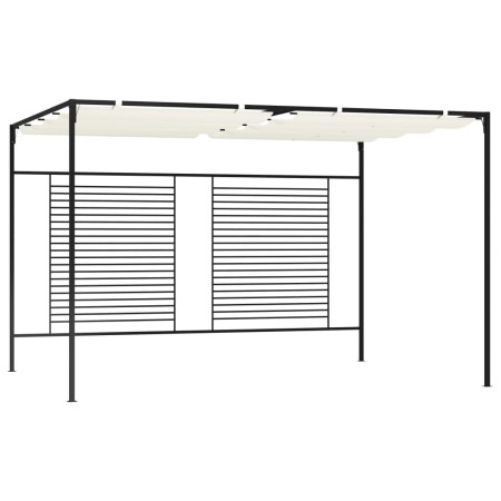 Cenador con techo retráctil color crema 3x4x2,3 m 180 g/m² von , Zelte und Pavillons - Ref: Foro24-313623, Preis: 397,81 €, R...