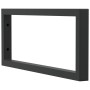 Soportes estante de lavabo 2 uds rectangular acero negro by , Supports and crossbars - Ref: Foro24-4007273, Price: 37,99 €, D...