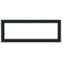 Soportes estante de lavabo 2 uds rectangular acero negro by , Supports and crossbars - Ref: Foro24-4007271, Price: 35,55 €, D...