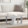 Mesa de centro madera ingeniería gris hormigón 51,5x51,5x30 cm by , Coffee table - Ref: Foro24-848139, Price: 43,78 €, Discou...