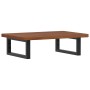 Estante de lavabo de pared de acero y madera maciza de roble von , Badezimmerwaschtische - Ref: Foro24-3302349, Preis: 73,69 ...