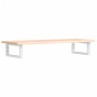 Estante de lavabo de pared de acero y madera maciza de roble de , Tocadores de baño - Ref: Foro24-3302548, Precio: 83,79 €, D...