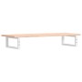 Estante de lavabo de pared de acero y madera maciza de roble de , Tocadores de baño - Ref: Foro24-3302548, Precio: 83,79 €, D...