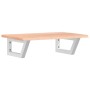Estante de lavabo de pared de acero y madera maciza de roble von , Badezimmerwaschtische - Ref: Foro24-3302562, Preis: 70,37 ...