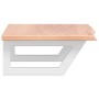 Estante de lavabo de pared de acero y madera maciza de roble von , Badezimmerwaschtische - Ref: Foro24-3302562, Preis: 70,37 ...