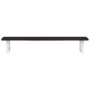 Estante de lavabo de pared de acero y madera maciza de roble von , Badezimmerwaschtische - Ref: Foro24-3302588, Preis: 71,44 ...