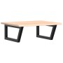 Estante de lavabo de pared de acero y madera maciza de roble by , bathroom vanities - Ref: Foro24-3302595, Price: 72,89 €, Di...
