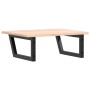 Estante de lavabo de pared de acero y madera maciza de roble by , bathroom vanities - Ref: Foro24-3302595, Price: 72,89 €, Di...
