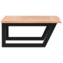 Estante de lavabo de pared de acero y madera maciza de roble von , Badezimmerwaschtische - Ref: Foro24-3302607, Preis: 85,33 ...