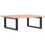 Estante de lavabo de pared de acero y madera maciza de roble by , bathroom vanities - Ref: Foro24-3302605, Price: 91,49 €, Di...