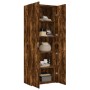 Aparador alto madera de ingeniería roble ahumado 70x42,5x185 cm by , Sideboards - Ref: Foro24-3281424, Price: 178,16 €, Disco...