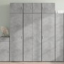 Aparador alto madera de ingeniería gris hormigón 70x42,5x185 cm by , Sideboards - Ref: Foro24-3281430, Price: 191,17 €, Disco...