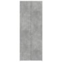 Aparador alto madera de ingeniería gris hormigón 70x42,5x185 cm by , Sideboards - Ref: Foro24-3281430, Price: 191,17 €, Disco...