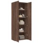 Aparador alto madera de ingeniería marrón roble 70x42,5x185 cm von , Sideboards - Ref: Foro24-3281426, Preis: 196,30 €, Rabat...