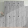Aparador alto madera de ingeniería gris Sonoma 70x42,5x185 cm by , Sideboards - Ref: Foro24-3281432, Price: 208,39 €, Discoun...