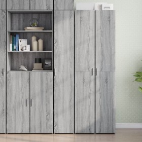 Aparador de madera de ingeniería gris Sonoma 30x42,5x185 cm by , Sideboards - Ref: Foro24-3281397, Price: 137,89 €, Discount: %