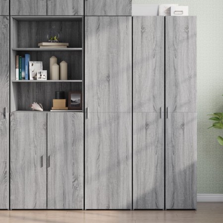 Aparador de madera de ingeniería gris Sonoma 45x42,5x185 cm von , Sideboards - Ref: Foro24-3281411, Preis: 167,92 €, Rabatt: %