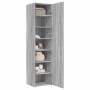 Aparador de madera de ingeniería gris Sonoma 45x42,5x185 cm de , Aparadores - Ref: Foro24-3281411, Precio: 175,37 €