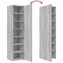 Aparador de madera de ingeniería gris Sonoma 45x42,5x185 cm von , Sideboards - Ref: Foro24-3281411, Preis: 167,92 €, Rabatt: %
