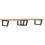 Estante de lavabo de pared de acero y madera maciza de haya by , bathroom vanities - Ref: Foro24-3302459, Price: 193,10 €, Di...