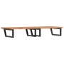 Estante de lavabo de pared de acero y madera maciza de haya by , bathroom vanities - Ref: Foro24-3302459, Price: 193,10 €, Di...