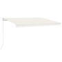 Manuelle ausfahrbare Markise in Creme, 400x350 cm. von vidaXL, Markisen - Ref: Foro24-3068977, Preis: 335,76 €, Rabatt: %