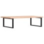 Estante de lavabo de pared de acero y madera maciza de haya von , Badezimmerwaschtische - Ref: Foro24-3302517, Preis: 130,18 ...