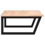 Estante de lavabo de pared de acero y madera maciza de roble de , Tocadores de baño - Ref: Foro24-3302639, Precio: 114,18 €, ...