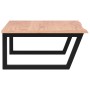 Estante de lavabo de pared de acero y madera maciza de roble de , Tocadores de baño - Ref: Foro24-3302651, Precio: 100,31 €, ...