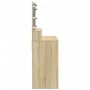 Tocador con luces LED color roble Sonoma 80x41x134,5 cm de , Tocadores para dormitorios - Ref: Foro24-848187, Precio: 147,87 ...
