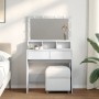Tocador con luces LED blanco 80x41x134,5 cm de , Tocadores para dormitorios - Ref: Foro24-848185, Precio: 149,75 €, Descuento: %