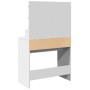 Tocador con luces LED blanco 80x41x134,5 cm de , Tocadores para dormitorios - Ref: Foro24-848185, Precio: 149,75 €, Descuento: %