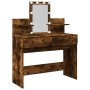 Tocador con luces LED color roble ahumado 100x40x130 cm by , Bedroom Dressers - Ref: Foro24-848203, Price: 135,47 €, Discount: %