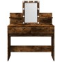 Tocador con luces LED color roble ahumado 100x40x130 cm by , Bedroom Dressers - Ref: Foro24-848203, Price: 135,47 €, Discount: %